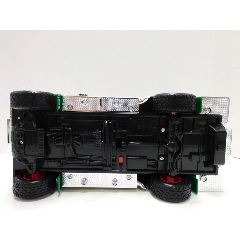 Hess Sport Utility Vehicle and Motorcycles SUV Toy Set Green White Chrome DW742